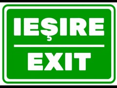 Semn exit iesire